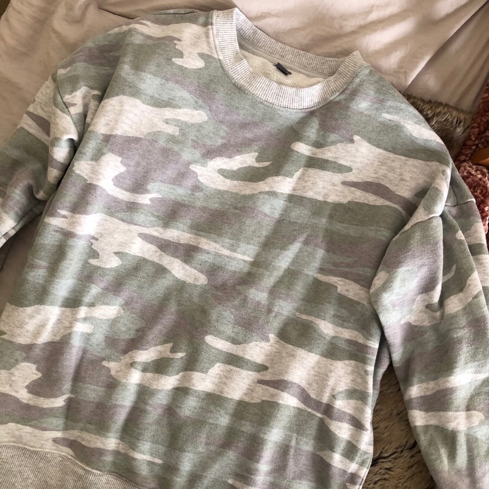 Aerie Camo Sweater